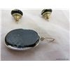 Image 7 : Dichroic Pendent w Matching Earrings