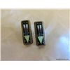 Image 1 : Signed S/S Inlay & Sterling Earrings