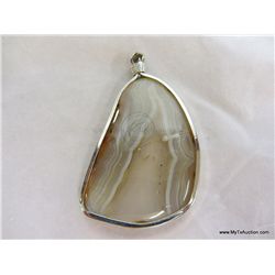 Sliced Agate Pendent