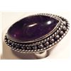 Image 2 : NEW German Silver Ring with Purple Stone, size  7 1/2