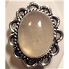 Image 1 : NEW German Silver Ring, Pink Quartz type stone, size 6 1/2