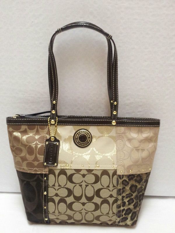 coach patchwork tote