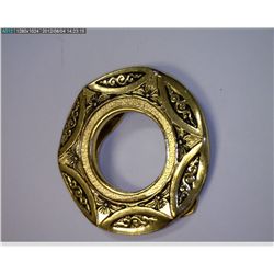 Vintage Costume Jewelry - Dress Clip, Excellent cond. Gold tone metal