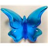Image 1 : Blue Crystal Fenton Butterfly 3 3/4" x 4" long