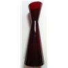 Image 1 : Deep red Fenton Vase, 11 1/2" tal x 4" diameter