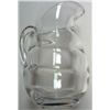 Image 1 : Clear Glass Fenton Water Pitcher 10" tall x 5" diameter