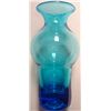 Image 1 : Blue Glass Fenton Vase 10 1/4" tall x 4" diameter