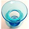 Image 3 : Blue Glass Fenton Vase 10 1/4" tall x 4" diameter