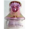 Image 3 : Fenton Iridescent Pink Glass jar with lid 10" tall x 3 1/2" diameter
