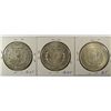 Image 2 : ( 3 ) THREE NICE CIRCULATED MORGAN SILVER DOLLARS