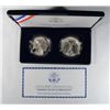 Image 2 : 2001 BUFFALO 2 COIN SET COMMERATIVE DOLLARS BOX/PAPER ORIGINAL ALL THE WAY.