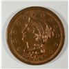 Image 1 : 1855 LARGE CENT MS 65 RB BEAUTIFUL