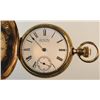 Image 2 : Pocket Watch Waltham 14k Gold Hunting Case