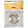 Image 1 : 1946-D WALKING LIBERTY HALF DOLLAR ANACS MS-65