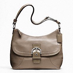 COACH PURSE,  Soho Leather Flap Duffle, Taupe color, New with tags Retails $358.