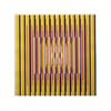 Image 1 : Yaacov Agam (b. 1928) Israeli PRAYER, color screenprint, signed in pencil, from the numbered edit...