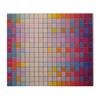 Image 1 : Yaacov Agam (b. 1928) Israeli SQUARE WAVE #2, color screenprint, signed in pencil, from the numbe...