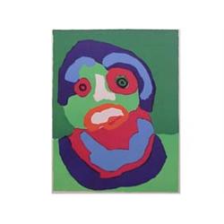 Karel Appel (b. 1921) Dutch THINKING, 1970, color lithograph, signed in pencil, from the numbered...