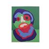 Image 1 : Karel Appel (b. 1921) Dutch THINKING, 1970, color lithograph, signed in pencil, from the numbered...
