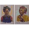 Image 1 : Pedro Armosolo (20th Century) Phillipino PORTRIAT OF A MAN & WOMAN, 1963, a pair, each oil painti...