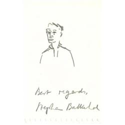 Stephen Balkenhol (b. 1958) German MAN, pencil drawing on paper, 6 x 4", signed. $200/400...