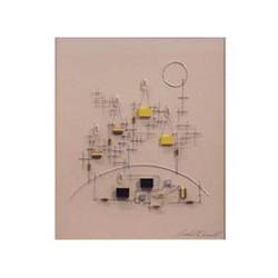 Nicholas Bassill (20th Century) L'ECTRIGUE ART, 1976, electronic parts multiple, battery powered,...