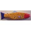 Image 1 : Mark Beam (20th Century) American TIGER TROUT, acrylic painted paper mached cut foam & wood sculp...