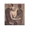Image 1 : Arnold Belkin (20th Century) Mexican (Canadian) LA FAMILIA, 1957, etching, signed in pencil, imag...