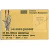 Image 1 : Christian Boltanski (b. 1944) French MUSEUM PASS, an altered Centre George Pompidou Museum card,...