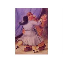 Fernand Botero b. 1932) Columbian LE DANSEURS, color lithograph, signed in pencil, from the numbe...