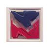 Image 1 : Boyan (20th Century) American UNTITLED, 1987, enamel on metal, 15 high & 15 wide & 2" deep, signe...