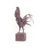 Image 1 : Pedro Cervantes (b.1933) Mexican ROOSTER, 1966, weld steel sculpture mounted to a wood base, 24 1...