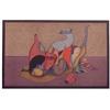 Image 1 : Mihail Chemiakin (b. 1943) Russian COMPOSITION WITH HORSE, color lithograph, signed in pencil, fr...