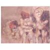 Image 1 : Arnoldo Coen (b. 1940) Mexican THREE FIGURES, 1962, gouache on paper, 17 1/2 x 22 1/4", signed an...