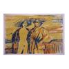 Image 1 : Francisco Corzas (1936-1983) Mexican ARTIST & MODEL, 1968, color lithograph, signed in pencil, fr...