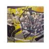 Image 1 : Eugenio Cuttica (b. 1957) Argentinean UNTITLED, acrylic painting on canvas, 66 x 66". $2000/3000...
