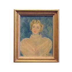 Bert Gilmore (20th Century) JESSICA, 1950, oil painting on board, 20 x 16 , signed and dated lowe...