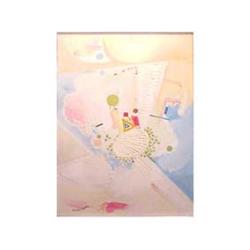 Karpeles (20th Century) EASTER, oil painting on canvas, 48 x 36", signed lower left, framed. $500...