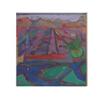 Image 1 : Kaufer (20th Century) UNTITLED, oil painting on canvas, 24 x 23", framed. Starting Bid $20...