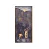 Image 1 : Martin de Anda (20th Century) Mexican CEYNOTE, oil painting on canvas, 15 x 7", signed lower left...