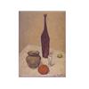 Image 1 : Martin de Anda (20th Century) Mexican STILL LIFE WITH WINE BOTTLE, 1962, signed and dated lower r...