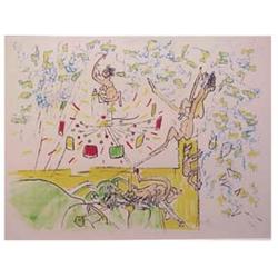 Roberto Matta (b. 1911) Chile FOG GOG MAGOG series (S.253), 1971, color lithograph, signed in pen...