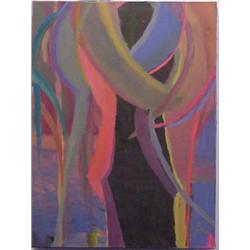 Diego Melero (20th Century) Spanish UNTITLED, 1991, oil painting on canvas, 31 1/4 x 23 1/2", sig...