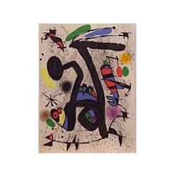 Joan Miro (1893-1983) Spanish DERRIERE LE MIROIR, color lithograph as published in Derriere Le Mi...