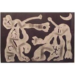 A.R. Penck (b. 1939) German COMMUNICATION, 1983, etching, signed in pencil, from the numbered edi...