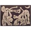 Image 1 : A.R. Penck (b. 1939) German COMMUNICATION, 1983, etching, signed in pencil, from the numbered edi...