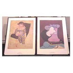 after Pablo Picasso PORTFOLIO I, 1980, the portfolio of six color prints, from the numbered editi...