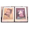Image 1 : after Pablo Picasso PORTFOLIO I, 1980, the portfolio of six color prints, from the numbered editi...