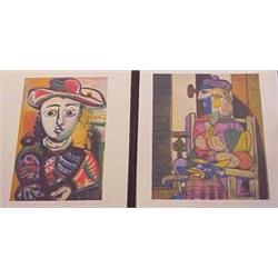 after Pablo Picasso PORTFOLIO II, 1980, the portfolio of six color prints, from the numbered edit...