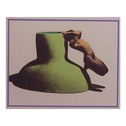 Ken Price (b. 1935) American FIGURE CUP II, 1970, color lithograph, signed in pencil, from the nu...
